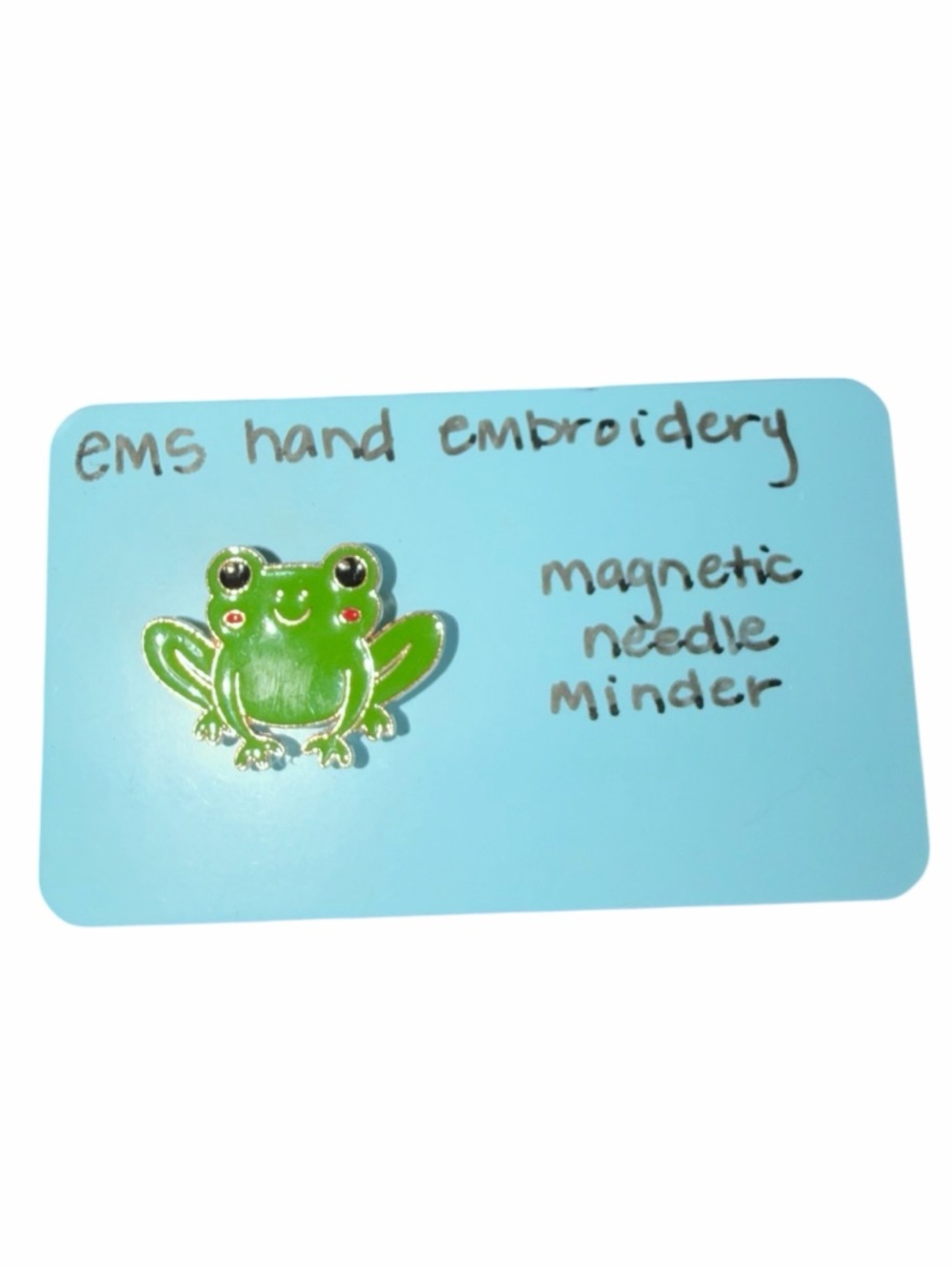 Green Frog Magnetic Needle Minder